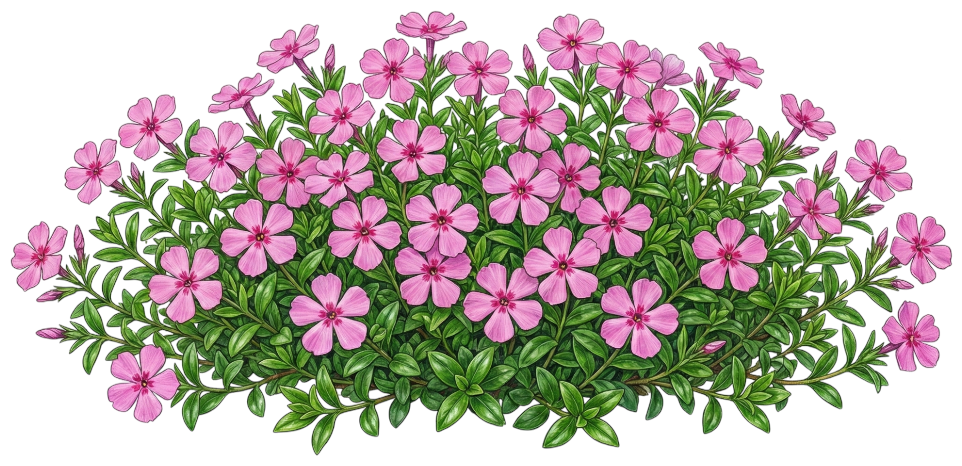 Флокс стелющийся 